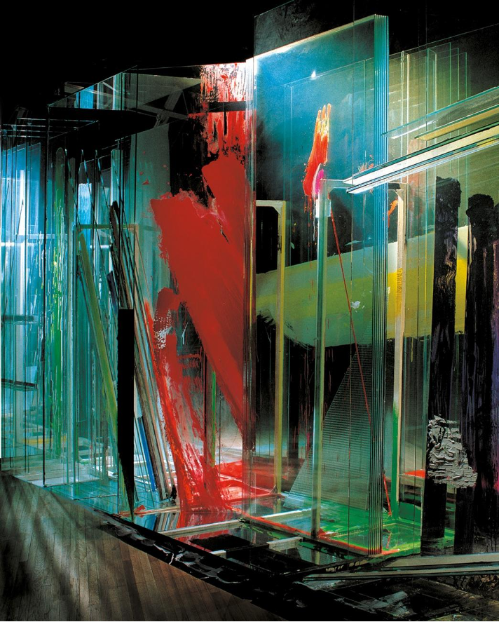 Vladimír Kopecký - installation in the Czechoslovak Pavilion at EXPO '92 in Seville. Photo by Gabriel Urbanek